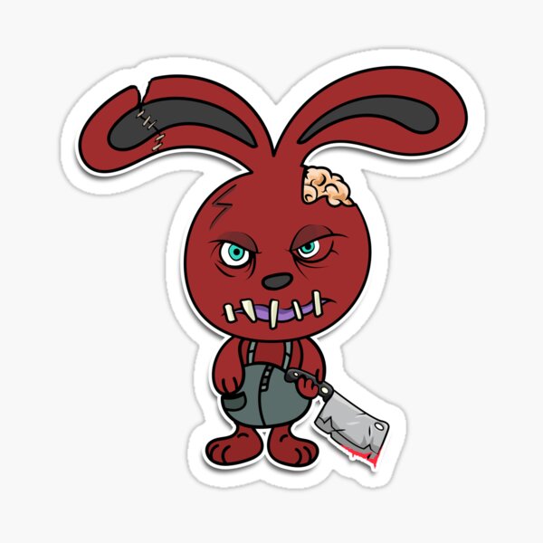 Zombie Bunny Stickers for Sale