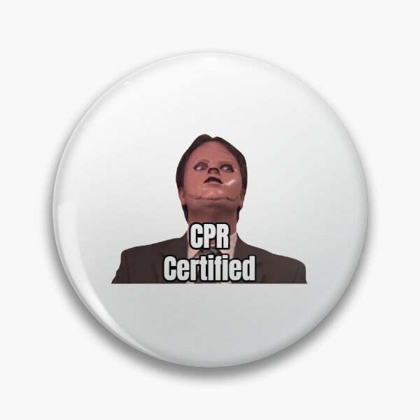 Item preview, CPR Certified Dwight designed and sold by Meme-maker.