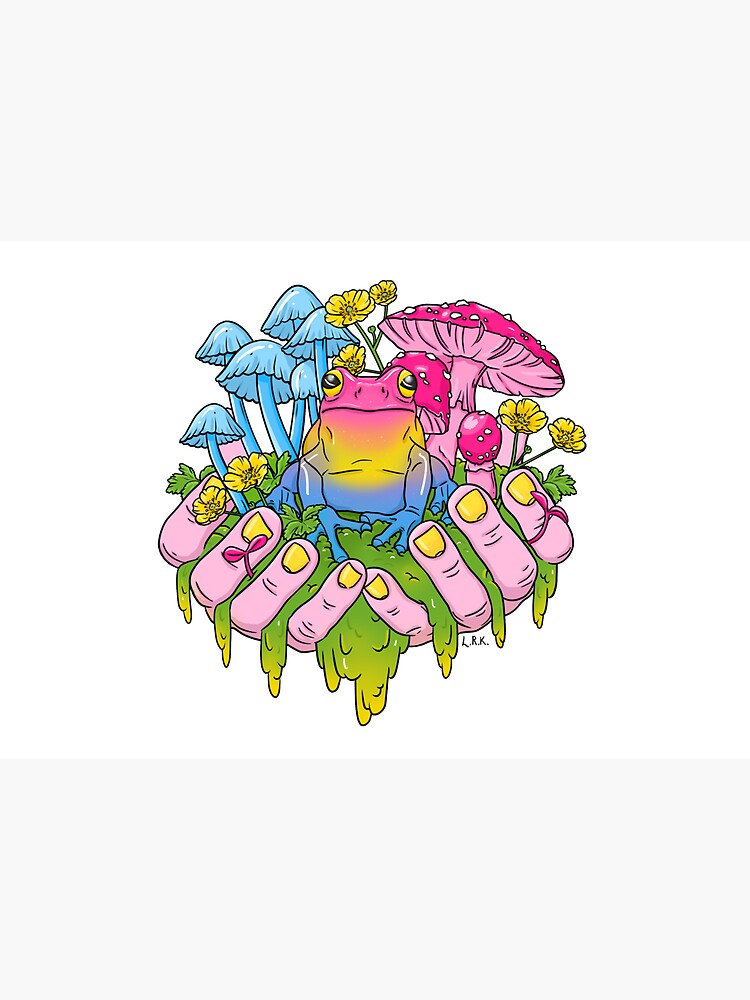 Pansexual Frog Fungi Handful by lrmackay