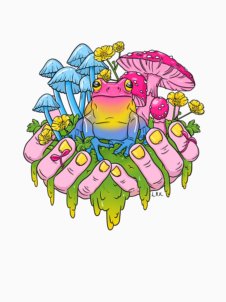 Pansexual Frog Fungi Handful by lrmackay