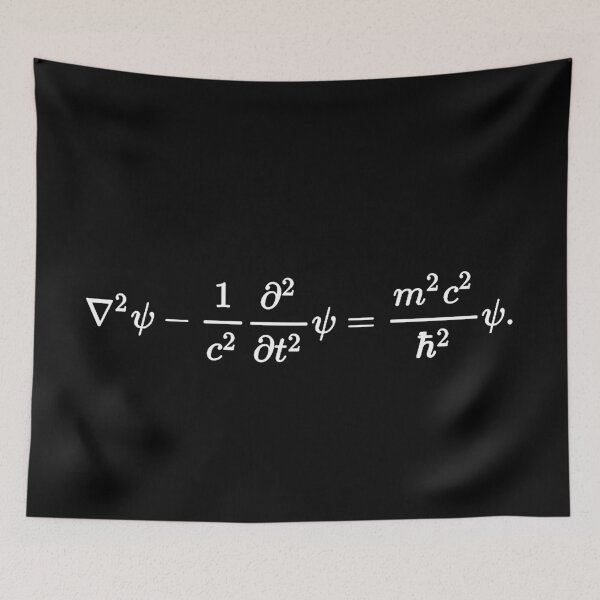 Item preview, klein Gordon wave equation, relativistic quantum physics designed and sold by NoetherSym.