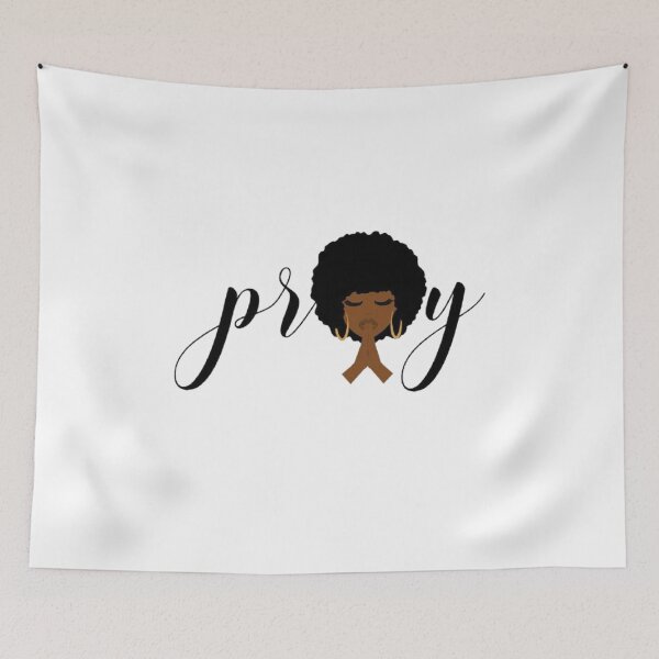 Item preview, African Afro lady Pray designed and sold by sibrina1.