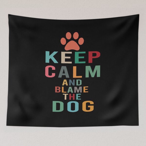 Item preview, Blame the dog soft t shirt ,fur mama ,dog Mom ,keep calm , dog love ,puppy ,fur baby designed and sold by Life Shop.