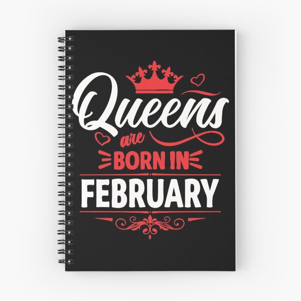 Item preview, Queens Are Born On February designed and sold by mouad naouiri.