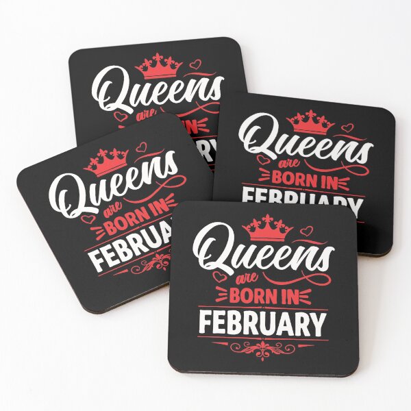 Item preview, Queens Are Born On February designed and sold by mouad naouiri.