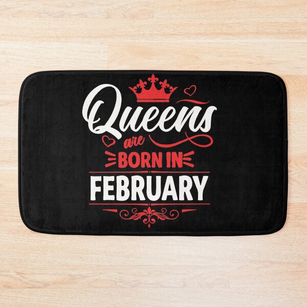 Item preview, Queens Are Born On February designed and sold by mouad naouiri.