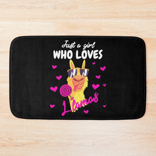 Item preview, Just a girl who loves LLAMAS designed and sold by Melin-aRT.