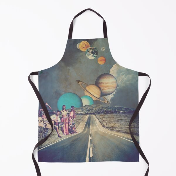 Item preview, Space explorers // road trip to cosmos vintage surreal collage designed and sold by Dorota Nowacka.
