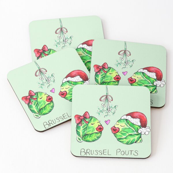 Item preview, Brussel Pouts: daily doodle design  designed and sold by Hannah's  Doodles.
