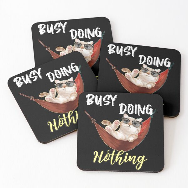 Item preview, Busy Doing Nothing Cat Lovers Gifts designed and sold by Nzgiftsandmore.