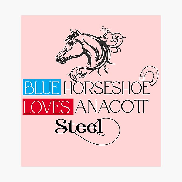 Horseshoe steel youtube loves anacott blue Blue Horseshoe