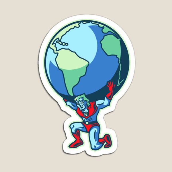 The Weight of the World Magnet