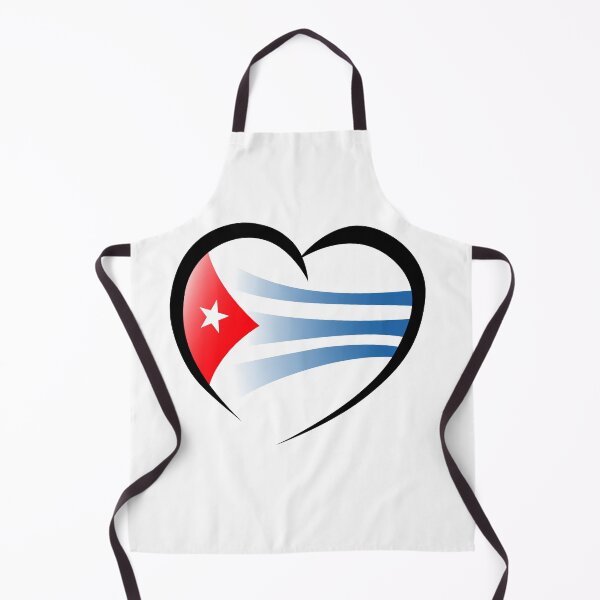 Item preview, Cuban Flag Heart designed and sold by RobomShop.