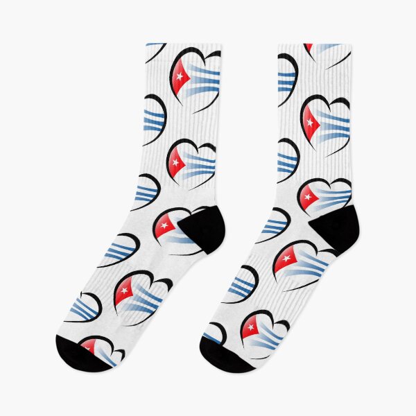 Item preview, Cuban Flag Heart designed and sold by RobomShop.