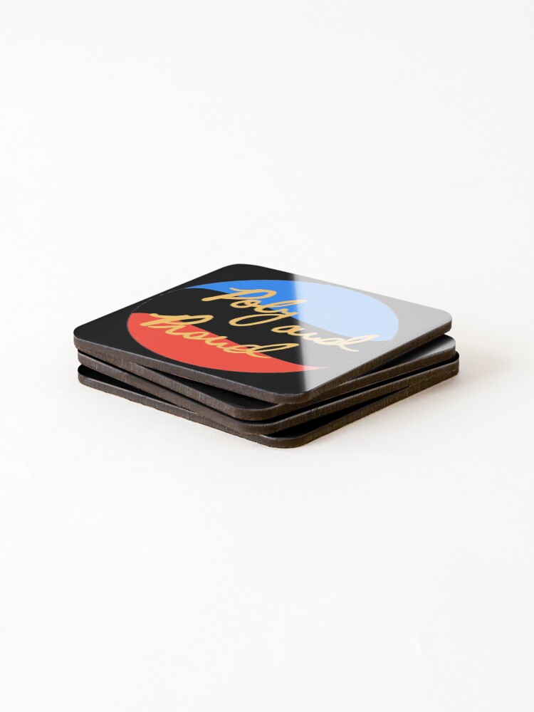 Alternate view of Poly and Proud Coasters (Set of 4)