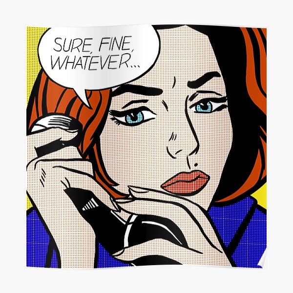 Posters Roy Lichtenstein Redbubble