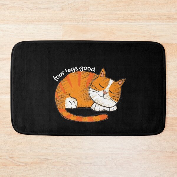 Item preview, four legs good cat ,4 legs quotes , four legs lovers , pets lovers , pets quotes , cats quotes , cats lovers  , funny quotes about pets designed and sold by artisserv.