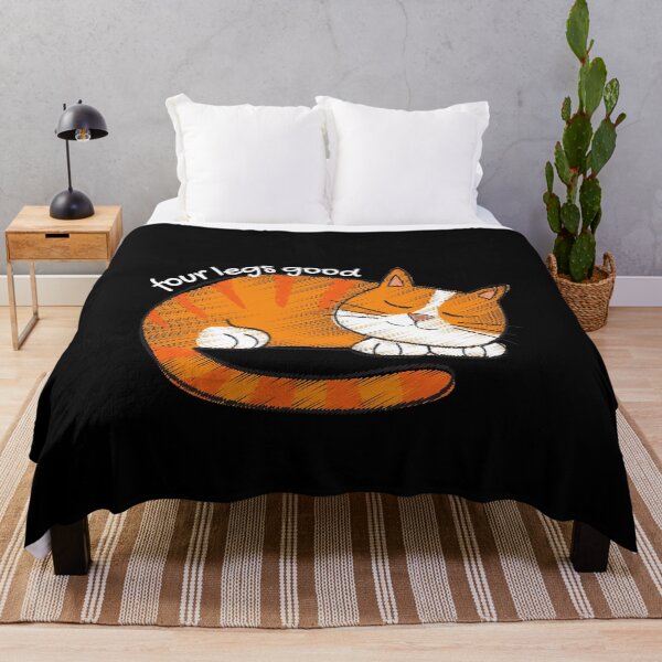Item preview, four legs good cat ,4 legs quotes , four legs lovers , pets lovers , pets quotes , cats quotes , cats lovers  , funny quotes about pets designed and sold by artisserv.