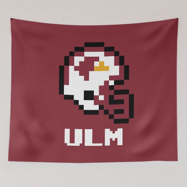 Item preview, Louisiana–Monroe Warhawks (Tecmo Super Bowl Football Helmet) designed and sold by The Armorsmith.