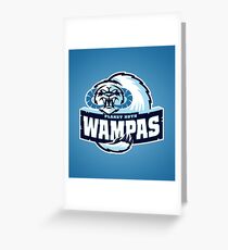 Planet Hoth Wampas Greeting Card
