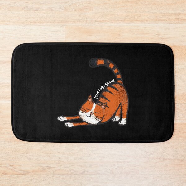 Item preview, four legs good cat , 4 legs quotes , four legs lovers , pets lovers , pets quotes , cats quotes , cats lovers  , funny quotes about pets designed and sold by artisserv.
