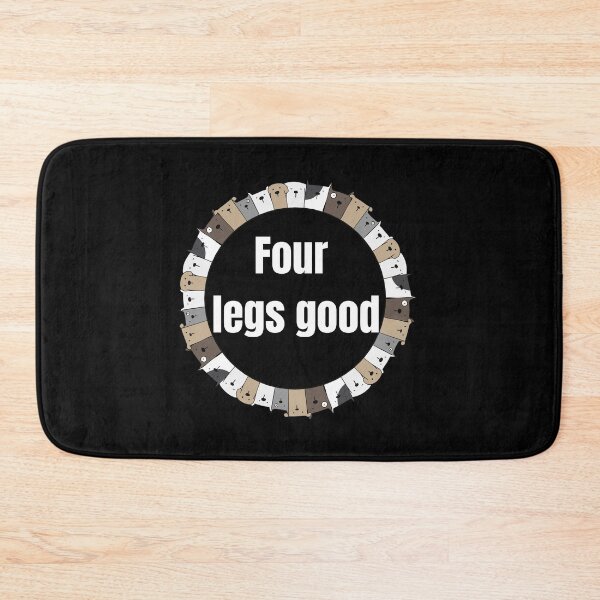 Item preview, four legs good dogs  , 4 legs quotes , four legs lovers , pets lovers , pets quotes , dogs quotes , dogs lovers  , funny quotes about pets designed and sold by artisserv.