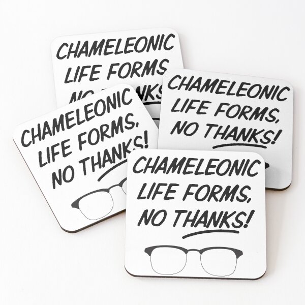 Item preview, Chameleonic Life forms, no thanks! Red Dwarf  designed and sold by GoosterGoo.