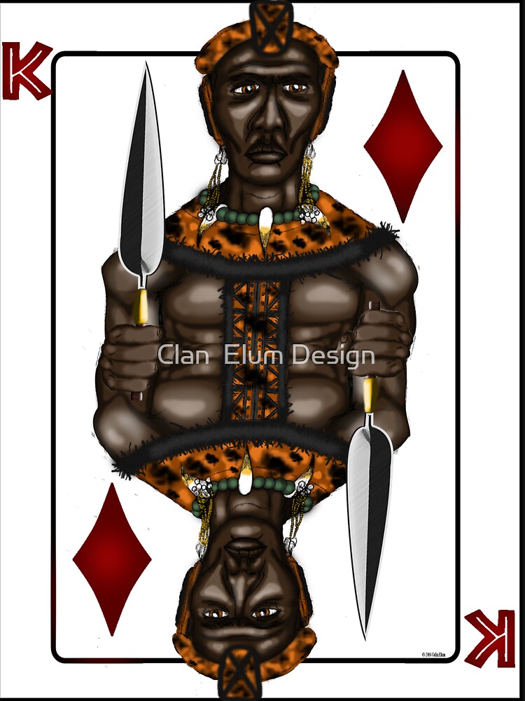 African King Series - Shaka Zulu King of Diamonds Essential T-Shirt