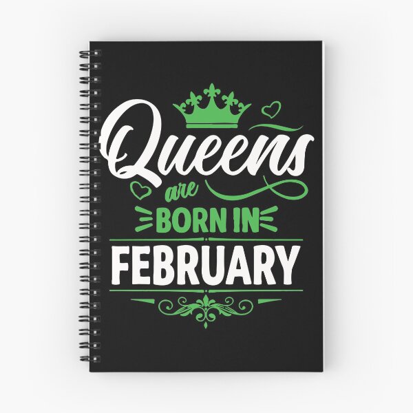 Item preview, Queens Are Born On February designed and sold by mouad naouiri.