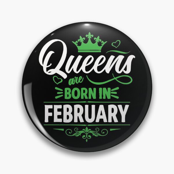 Item preview, Queens Are Born On February designed and sold by mouad naouiri.
