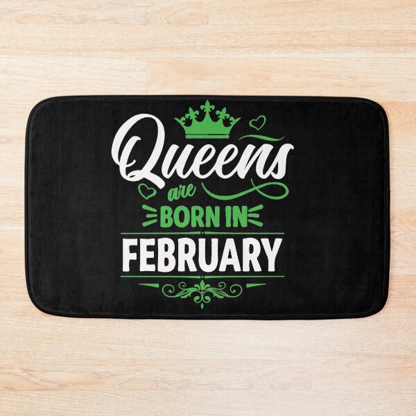 Item preview, Queens Are Born On February designed and sold by mouad naouiri.