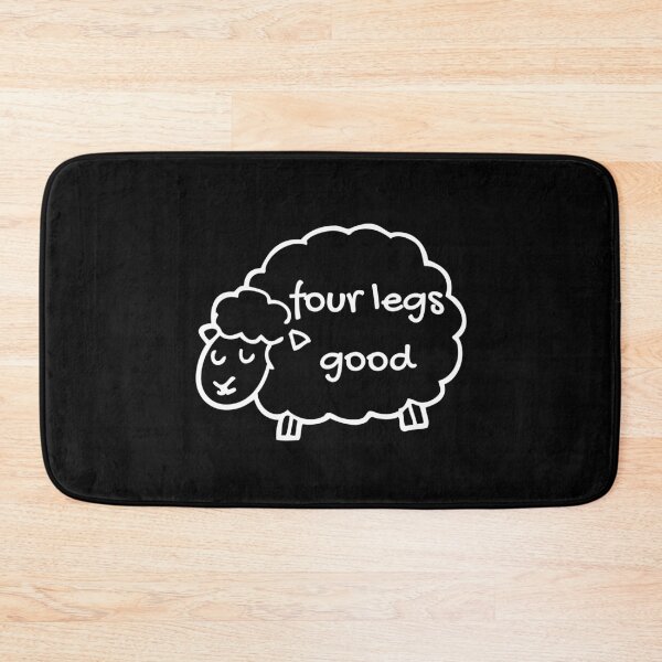 Item preview, four legs good , 4 legs quotes , four legs lovers , pets lovers , pets quotes , funny quotes about pets designed and sold by artisserv.