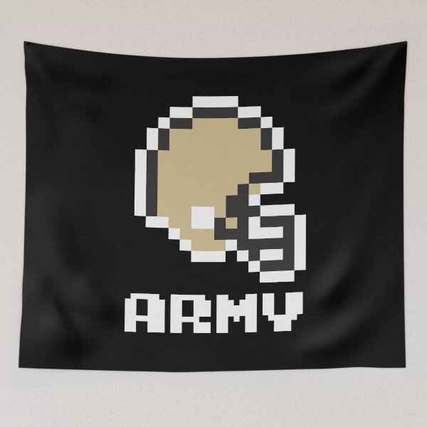 Item preview, Army Black Knights (Tecmo Super Bowl Football Helmet) designed and sold by The Armorsmith.