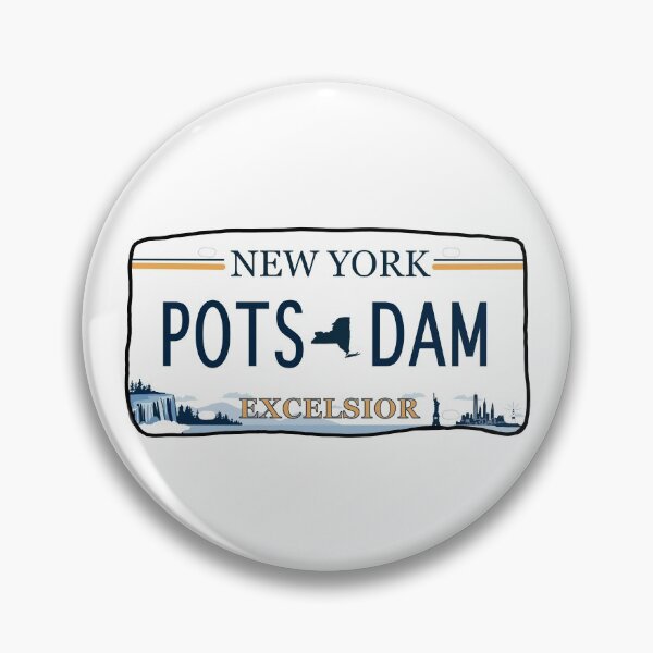 Item preview, Potsdam license plate designed and sold by kurtzapno.