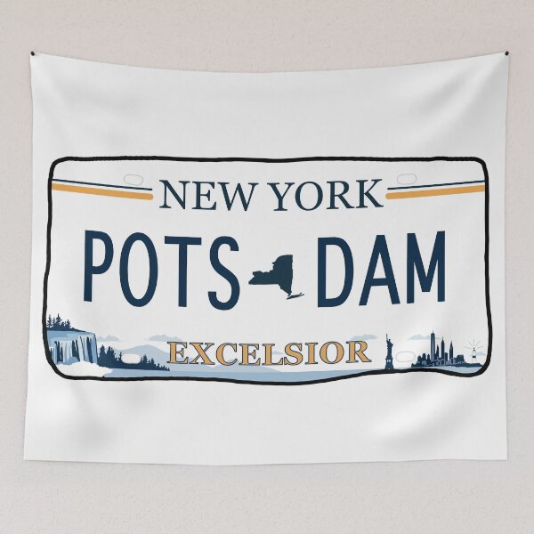 Item preview, Potsdam license plate designed and sold by kurtzapno.