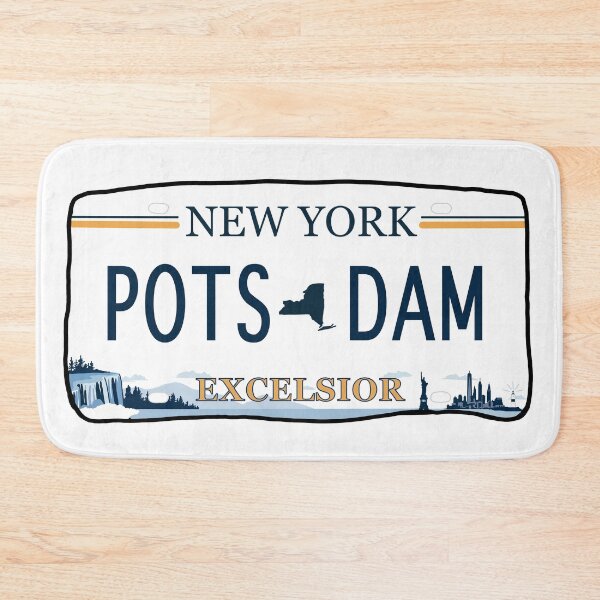 Item preview, Potsdam license plate designed and sold by kurtzapno.
