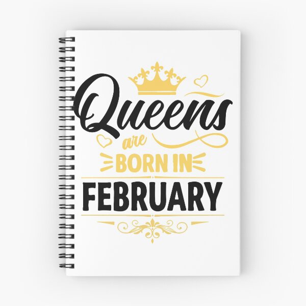 Item preview, Queens Are Born On February designed and sold by mouad naouiri.
