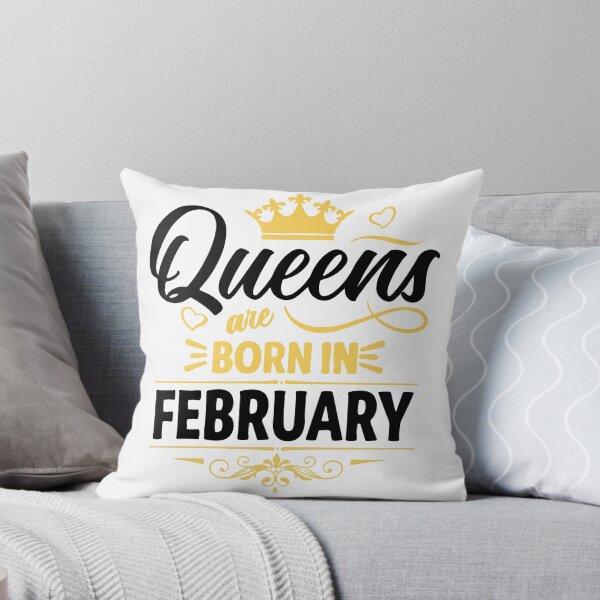 Item preview, Queens Are Born On February designed and sold by mouad naouiri.