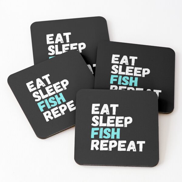 Item preview, Eat Sleep Fish Repeat designed and sold by HobbyRoost.