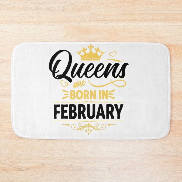 Item preview, Queens Are Born On February designed and sold by mouad naouiri.