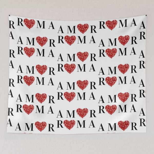 Item preview, Roma and Amor with a heart of flowers designed and sold by The-Roman-Lady.