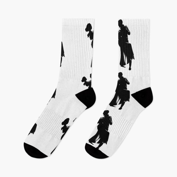 Item preview, black silhouette dancing couple men and women designed and sold by nataliavavilina.