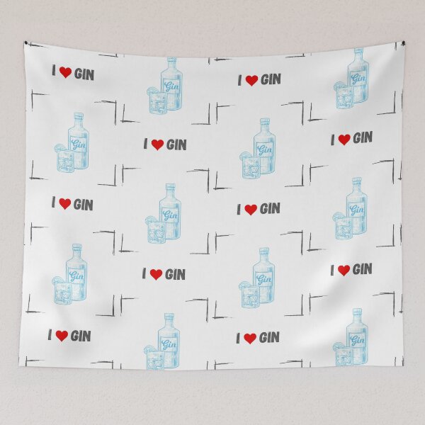Item preview, i love gin. for every gin lover designed and sold by VibingTrends.