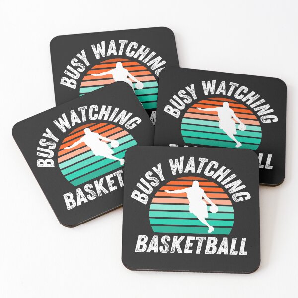 Item preview, Busy Watching Basketball Dribbling Baller Silhouette Novelty Gift designed and sold by Marathon-Runner.