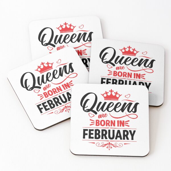 Item preview, Queens Are Born On February designed and sold by mouad naouiri.