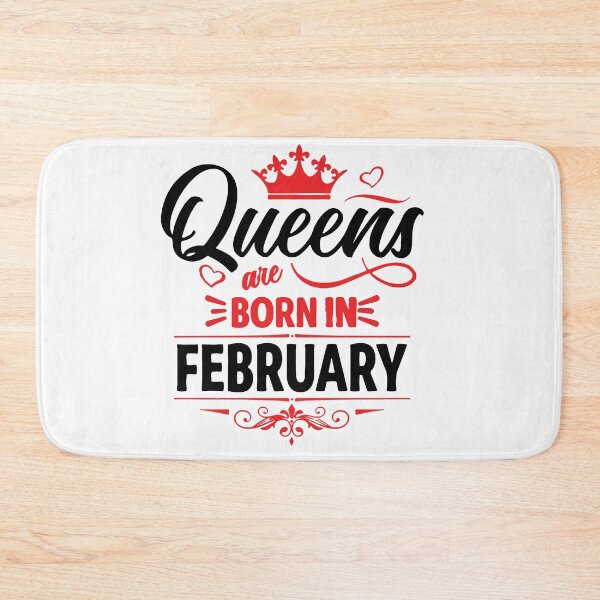 Item preview, Queens Are Born On February designed and sold by mouad naouiri.