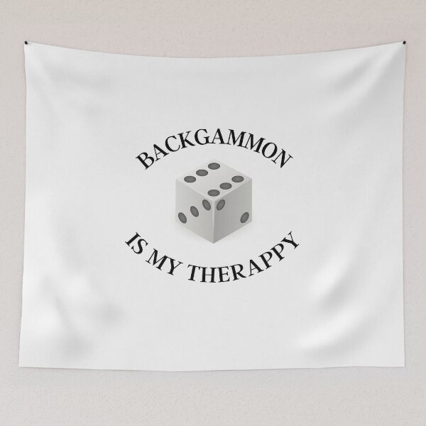 Item preview, Backgammon - Backgammon Quote - Backgammon Gift - Backgammon is my therappy designed and sold by Designs-DA.