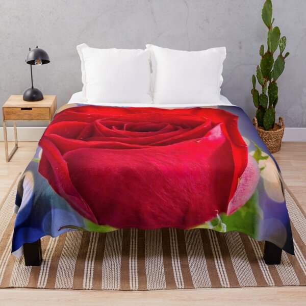 Item preview, Festive Red Rose for Valentine's Day designed and sold by Shelly Gunderson.