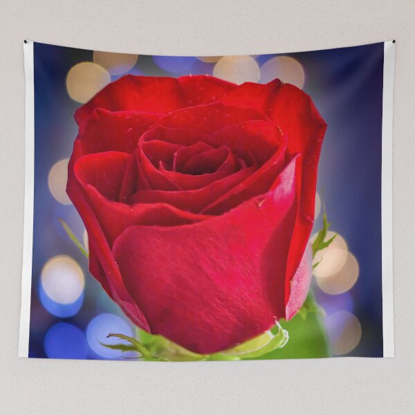 Item preview, Festive Red Rose for Valentine's Day designed and sold by Shelly Gunderson.