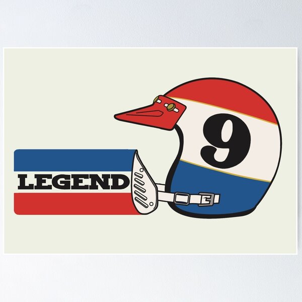 Item preview, Vintage #9 Legend of Motocross Marty Smith Print  designed and sold by VMXtshirts.